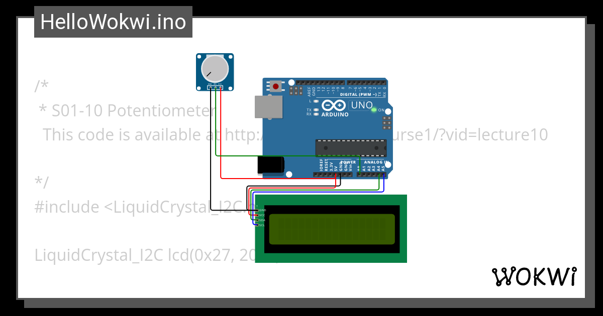 32 Using Potentiometer Reading Voltage, Analog And Digital - Wokwi ...