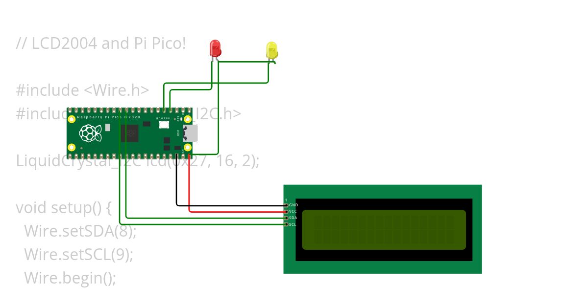pi-pico-LCD-16x2(i2c) simulation