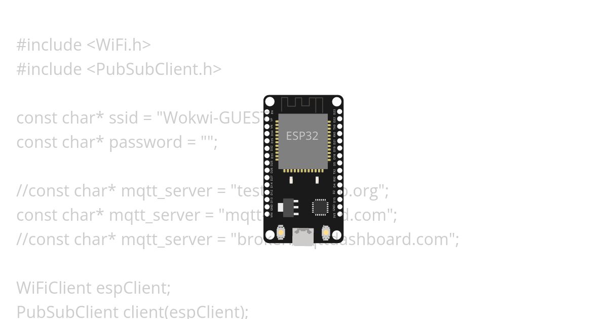 MQTT_DHT22_Subscribe_2022.ino simulation