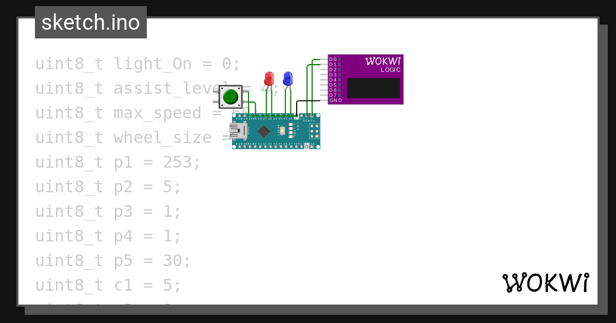 tiny display v2 - Wokwi ESP32, STM32, Arduino Simulator