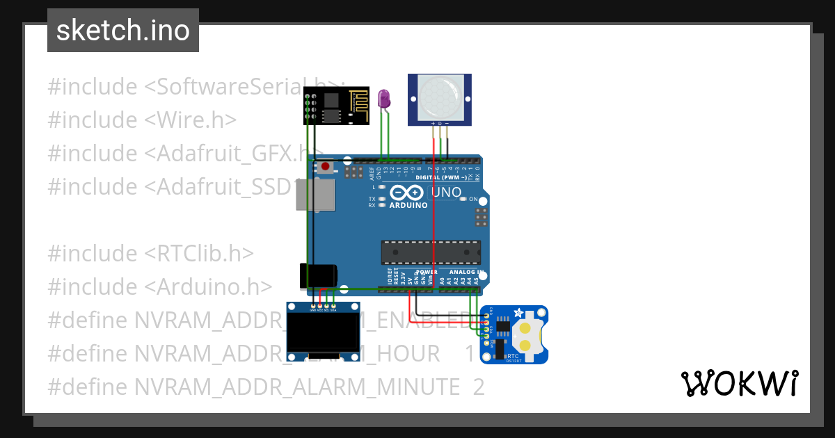 sketch.ino - Wokwi ESP32, STM32, Arduino Simulator