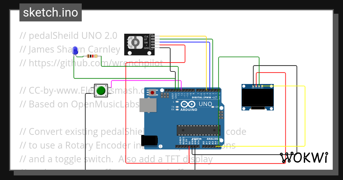 pedalShield_uno_2_0.ino - Wokwi ESP32, STM32, Arduino Simulator