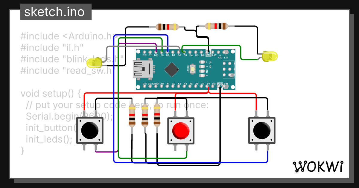 sketch.ino - Wokwi ESP32, STM32, Arduino Simulator