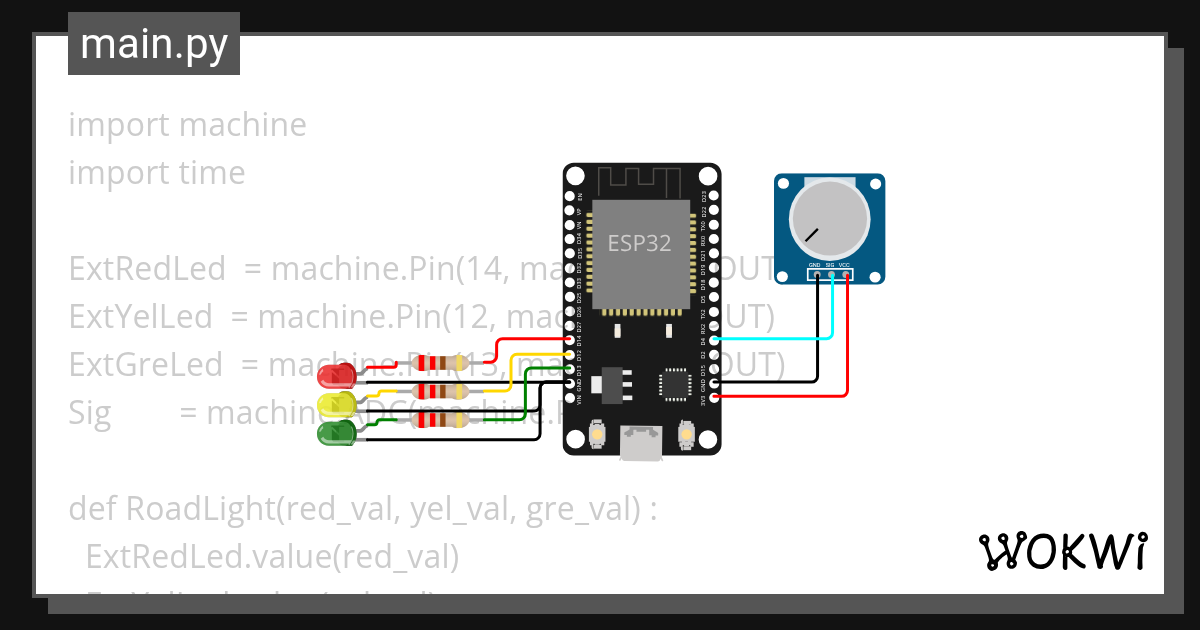 Untitled project - Wokwi ESP32, STM32, Arduino Simulator