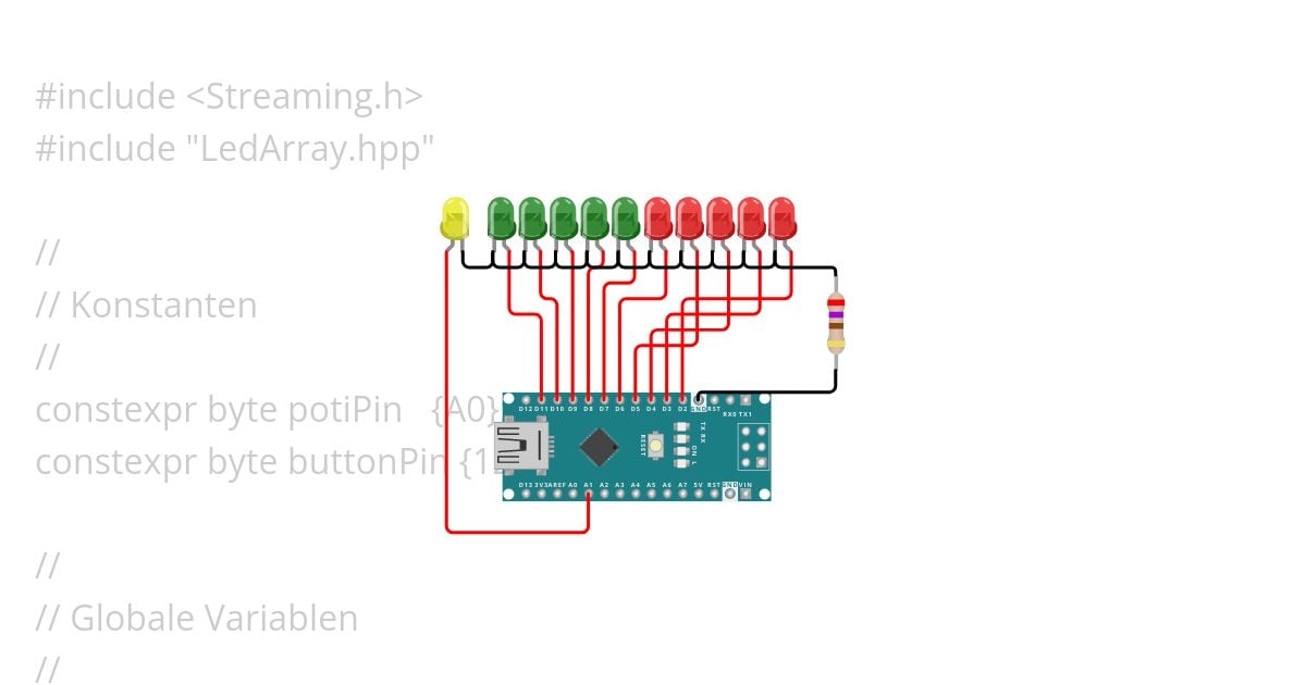 BlinkLEDs-Taster.ino simulation