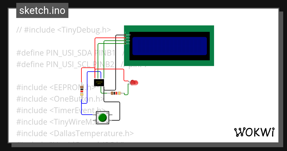 I2C address eprom ino Wokwi ESP32 STM32 Arduino Simulator