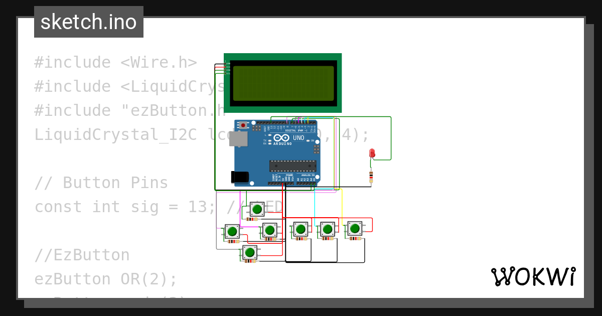 DOT.ino - Wokwi ESP32, STM32, Arduino Simulator