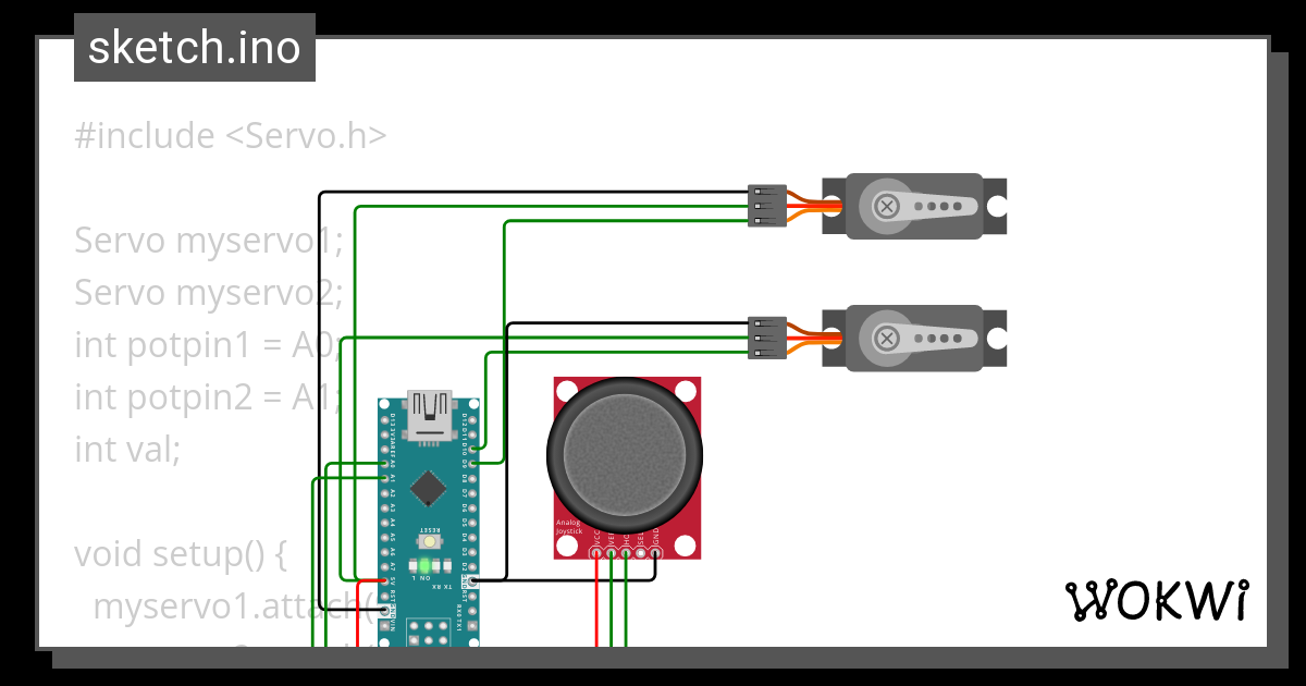 joystick-servo - Wokwi ESP32, STM32, Arduino Simulator