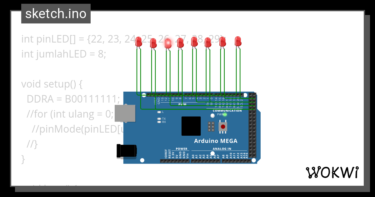 Blinking Led Ino Wokwi Esp Stm Arduino Simulator My Xxx Hot Girl