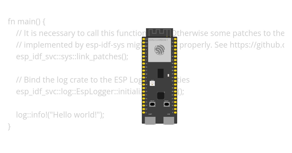 [esp32s3 | rust | std] template simulation