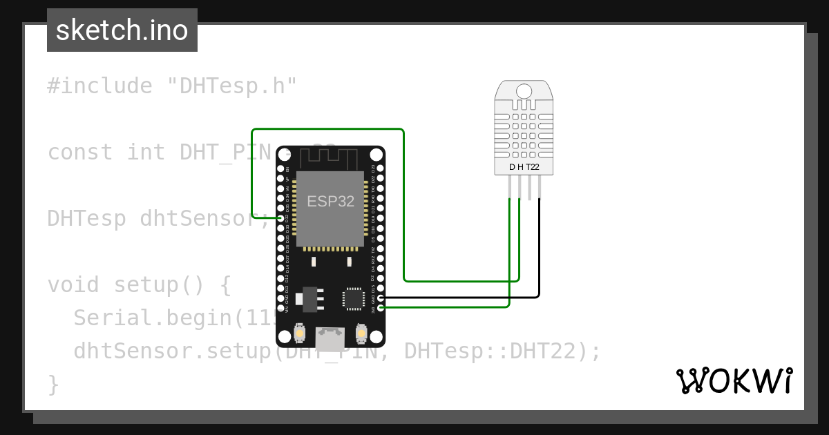 Sensor suhu wokwi esp32 stm32 arduino simulator