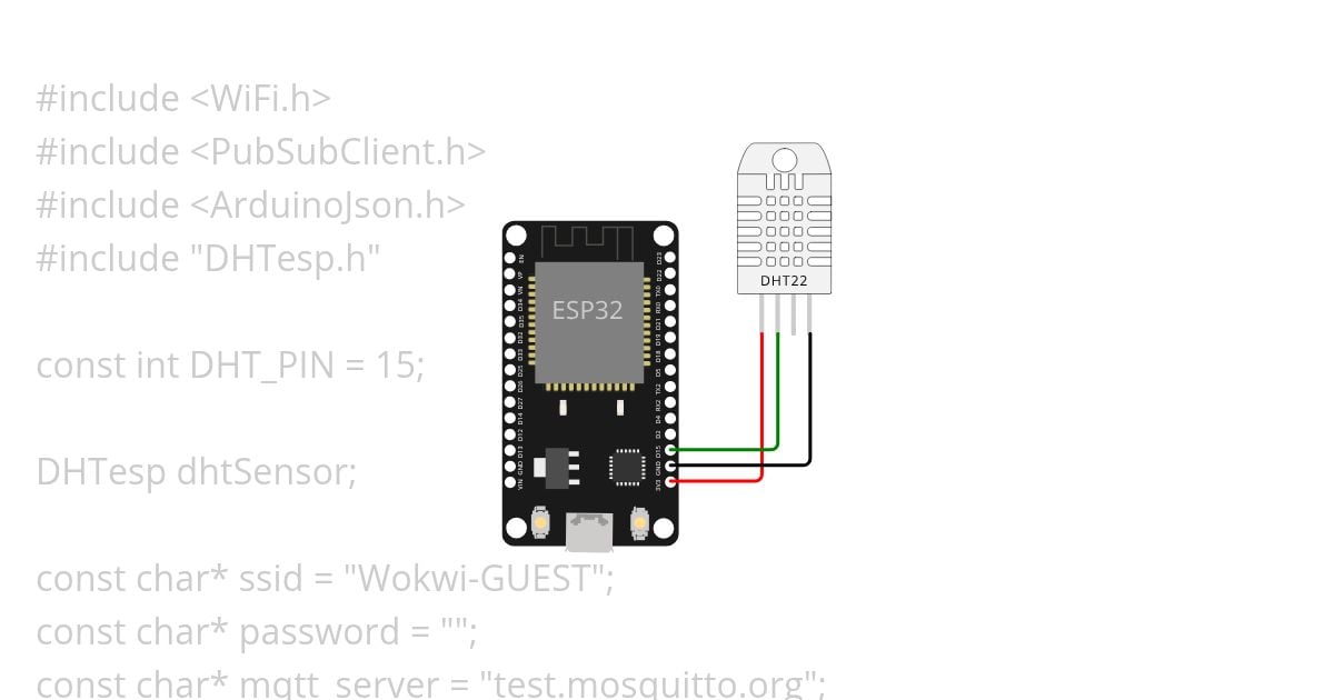 Prak11-2-DHT22-MQTT-json.ino simulation
