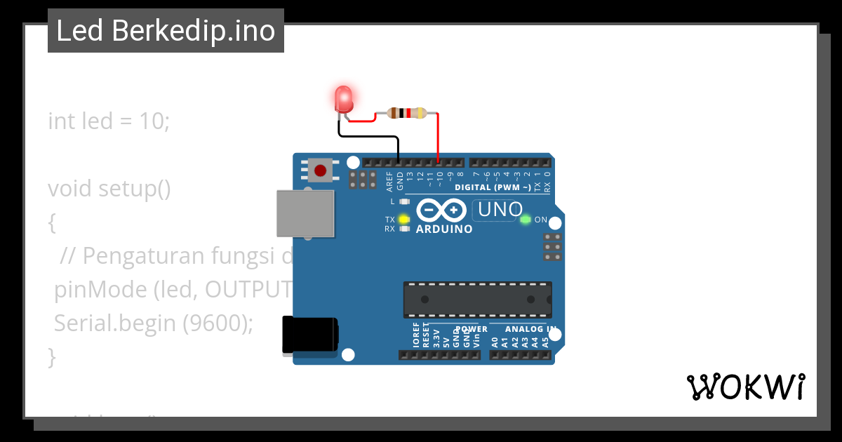 Led Rgb Berkedip Ino Wokwi Arduino And Esp32 Simulato 6020