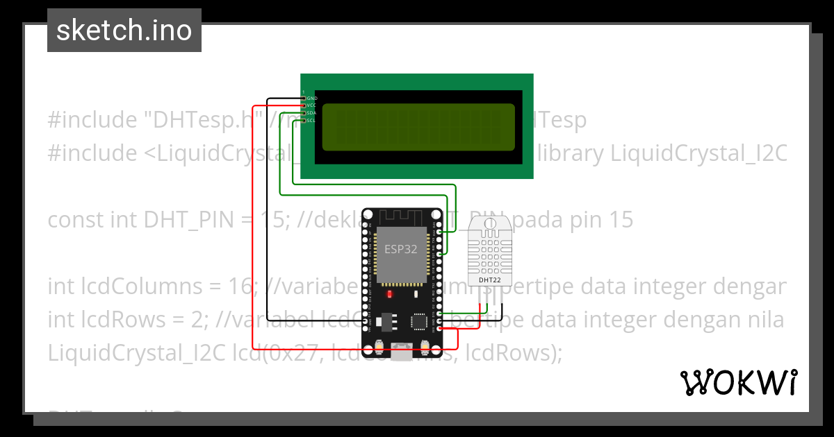 6 Sensor Suhu Dht22 Wokwi Arduino And Esp32 Simulator Vrogue 6113