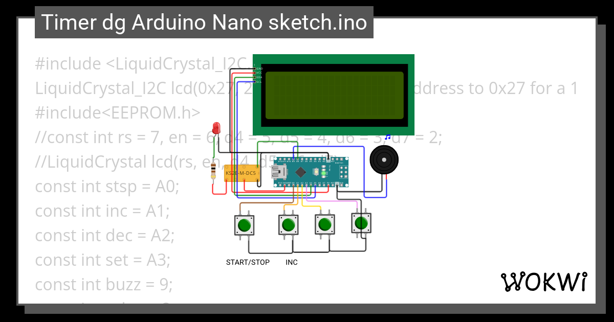 Timer dg Arduino Nano sketch.ino - Wokwi ESP32, STM32, Arduino Simulator