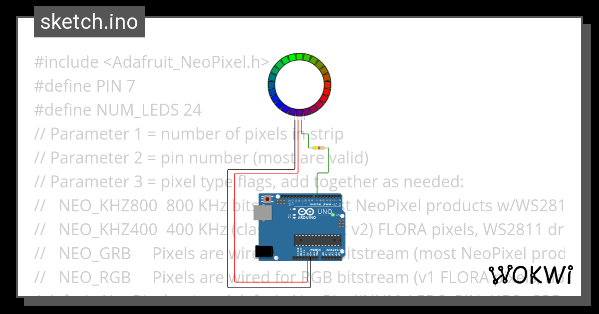 Neopixel Ring Interfacing With Arduino Project Ino Wokwi And Esp Vrogue My Xxx Hot Girl 9416