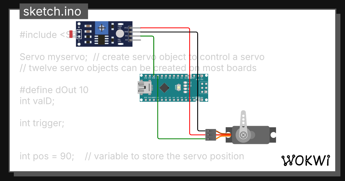 servo.ino - Wokwi ESP32, STM32, Arduino Simulator