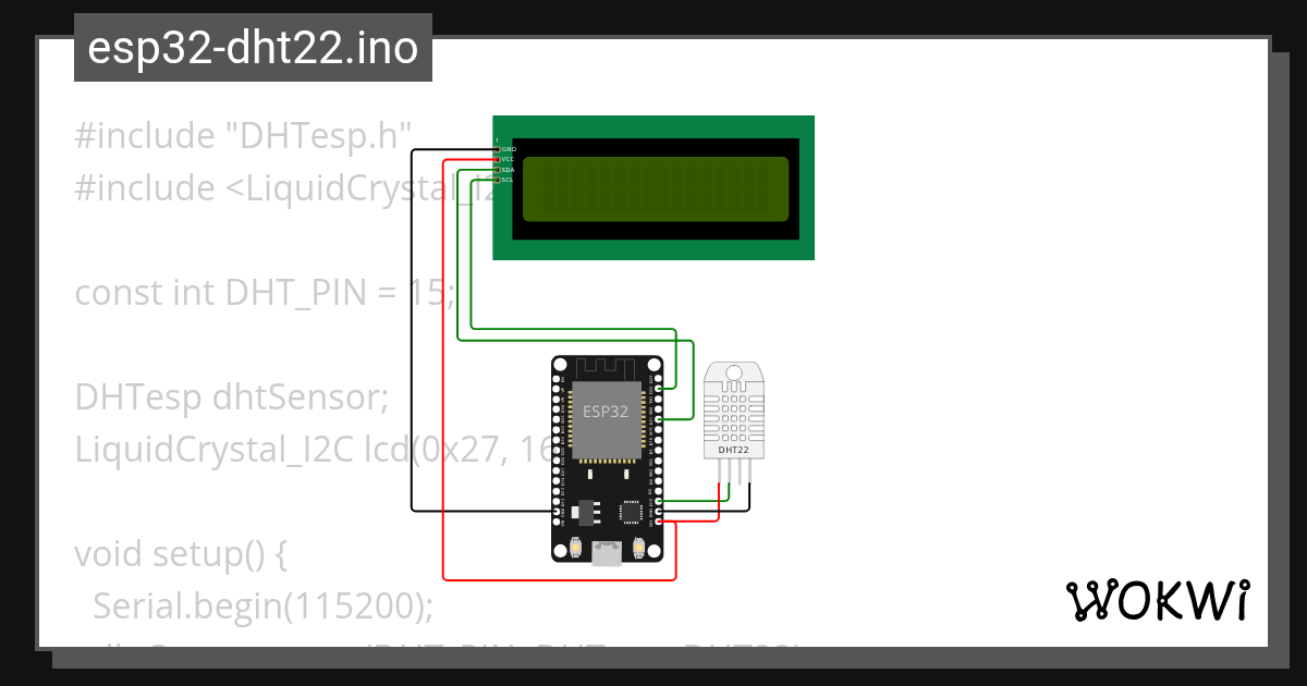 dht22 - Wokwi ESP32, STM32, Arduino Simulator