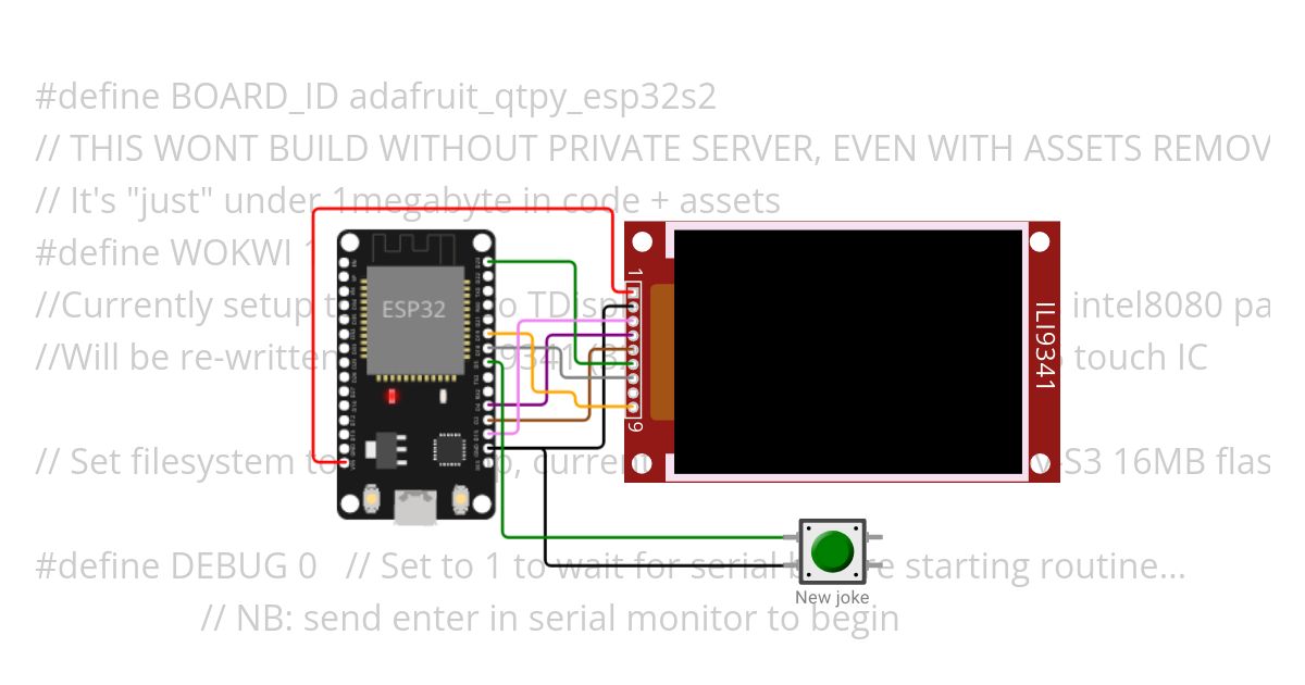 esp32-jokes-api.ino lvgl attempt - WIP: swap i80_driver to ili9341 simulation