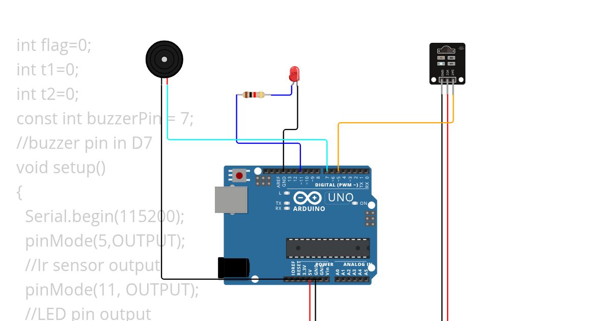 Sleep detection system_sketch.ino simulation