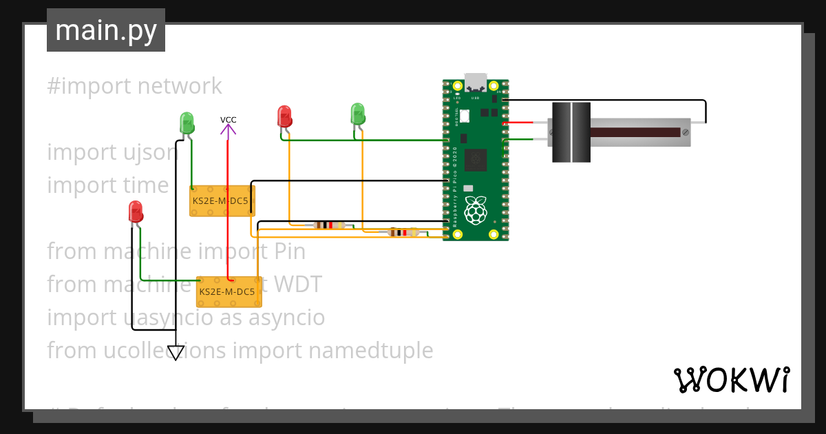 Air Compressor Wokwi Arduino and ESP32 Simulator