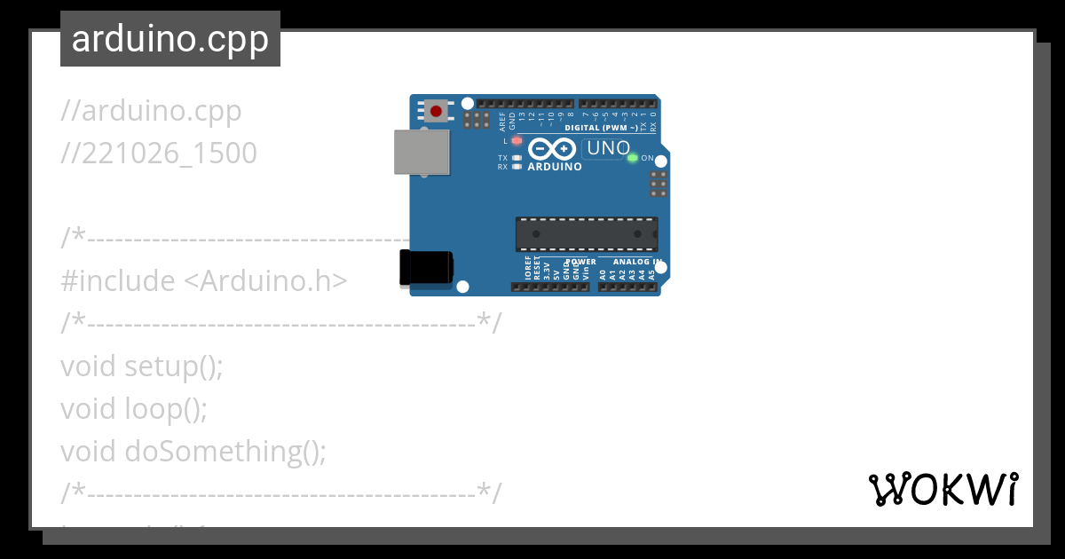 arduino.cpp - Wokwi ESP32, STM32, Arduino Simulator