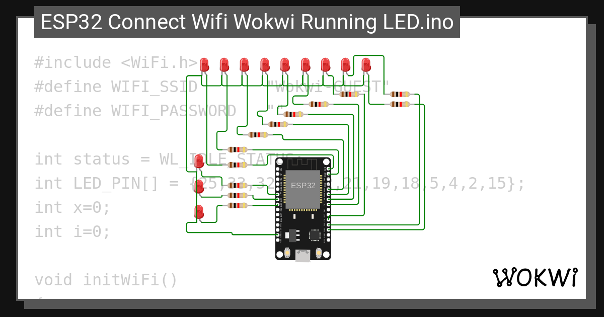 ESP32 Connect Wifi Wokwi Running LED.ino - Wokwi ESP32, STM32, Arduino ...