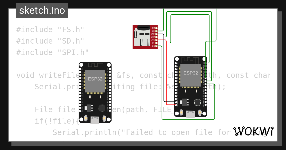 Sketch ino wokwi esp32 stm32 arduino simulator