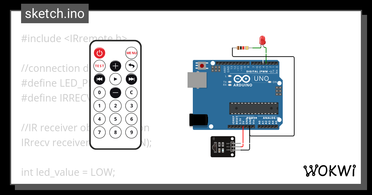 Sensor 06 Ir Led Control Wokwi Esp32 Stm32 Arduino Simulator 3797