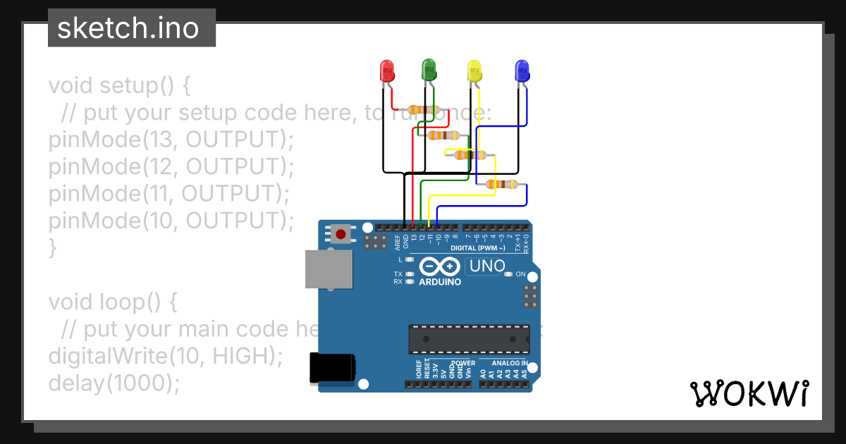 sketch.ino - Wokwi ESP32, STM32, Arduino Simulator