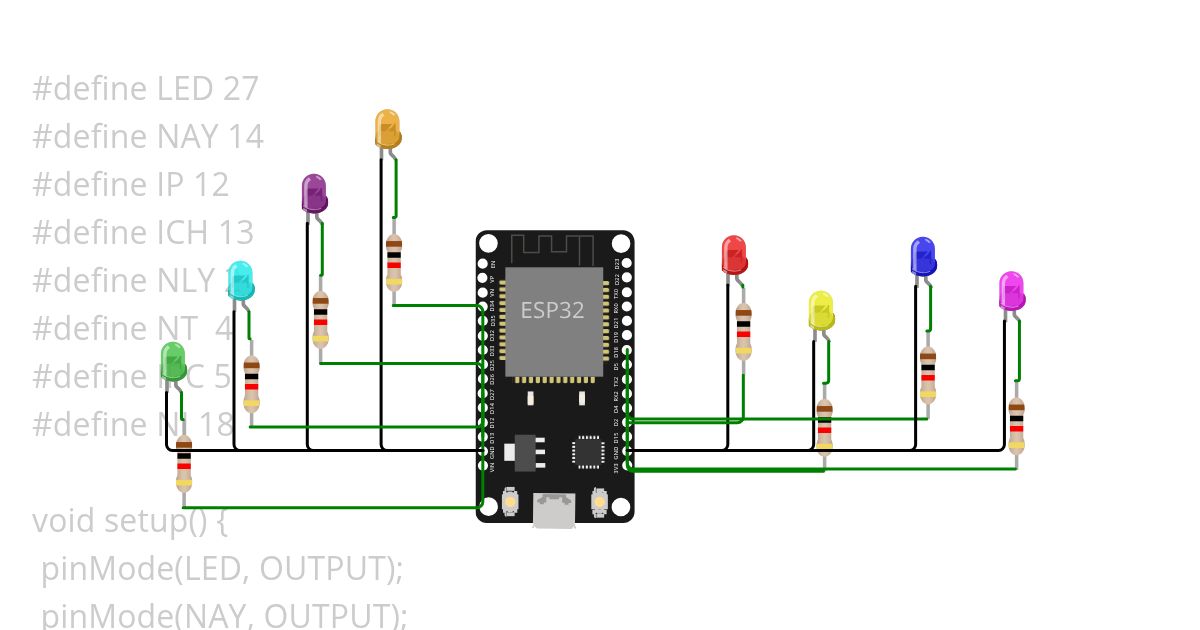 esp32-blink.ino simulation