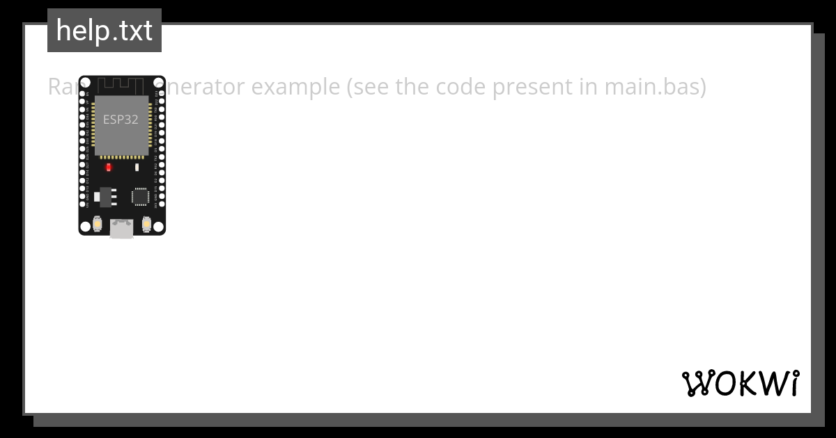 Random Number Generator Wokwi ESP32 STM32 Arduino Simulator