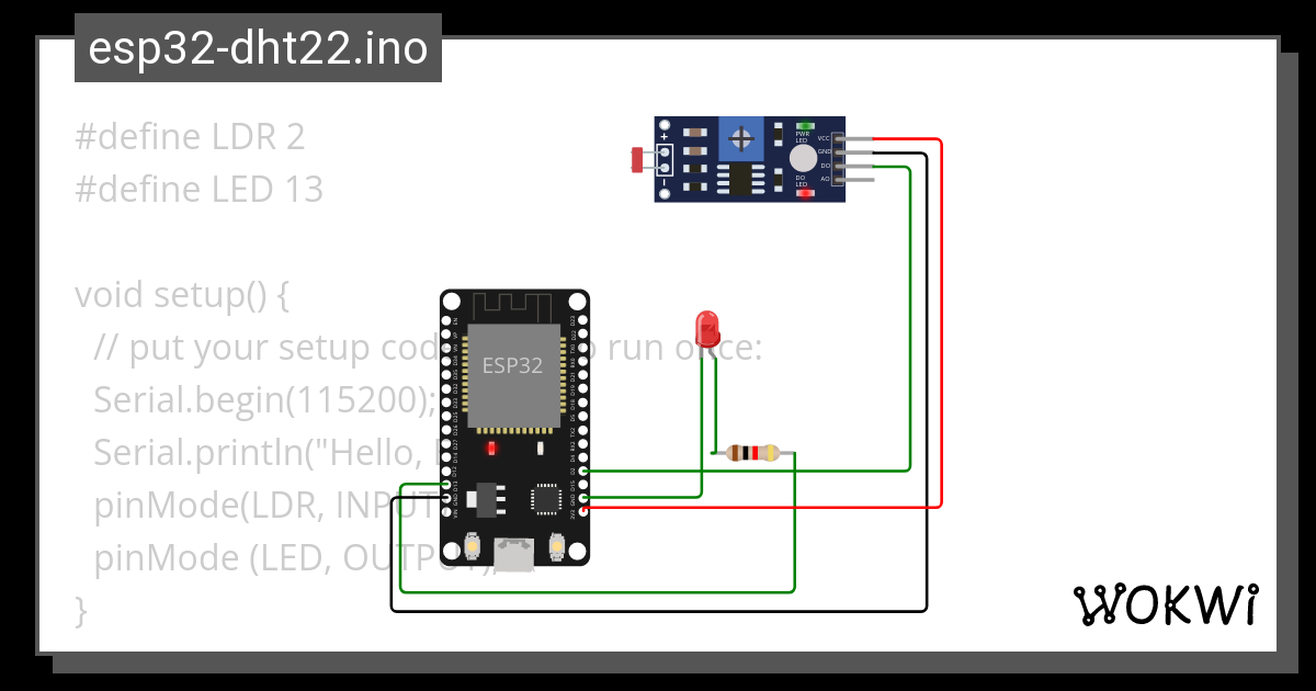 Ldr Sensor Cahaya Copy Wokwi Esp32 Stm32 Arduino Simulator 9921