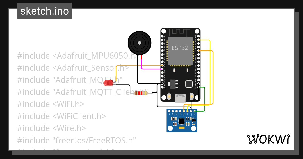 ESP32 MQTT - Wokwi ESP32, STM32, Arduino Simulator