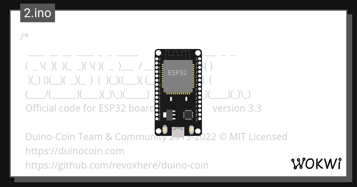 2.ino - Wokwi ESP32, STM32, Arduino Simulator