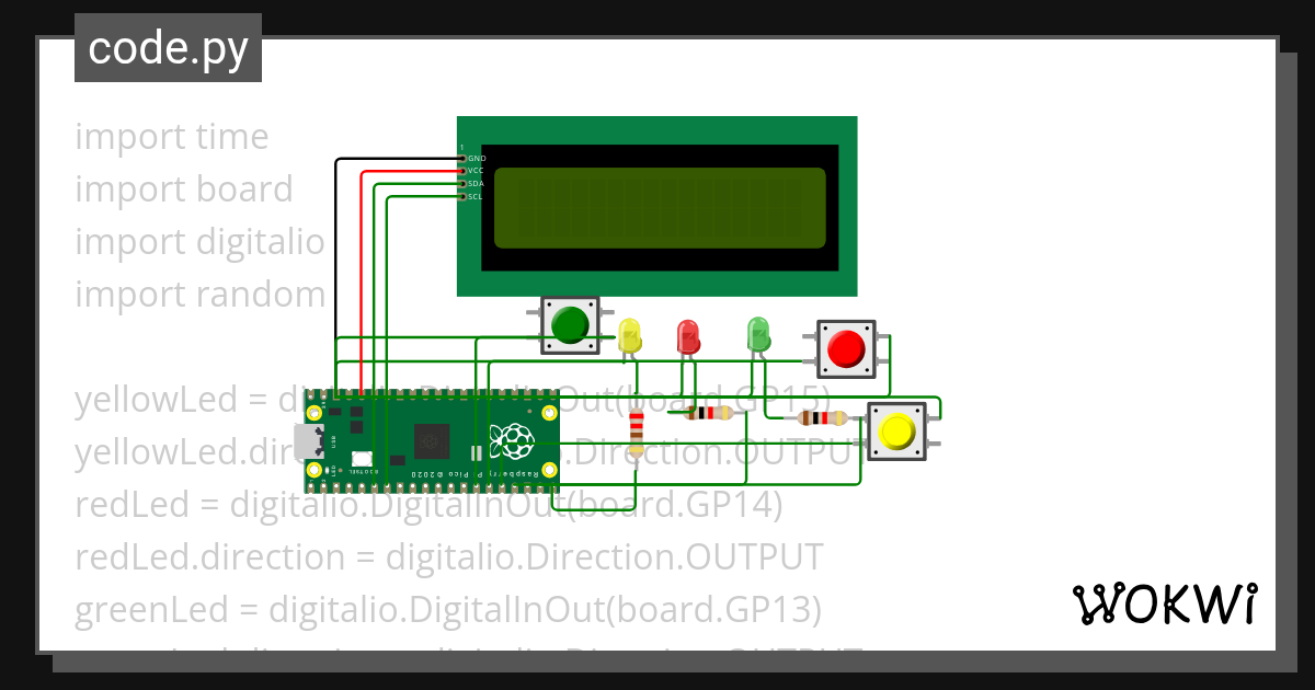 Examples - Digital Out LED - Wokwi ESP32, STM32, Arduino Simulator