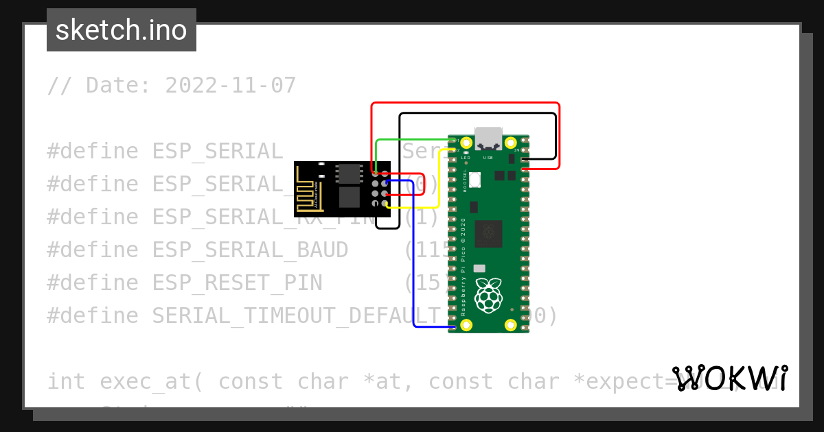 Sketch ino wokwi esp32 stm32 arduino simulator