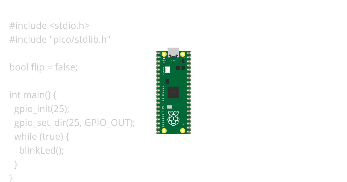 pico_blink simulation