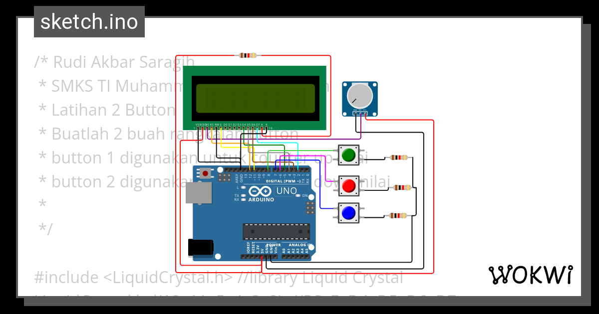 Latihan Segment Counter Up Down Wokwi Arduino And Esp 3833