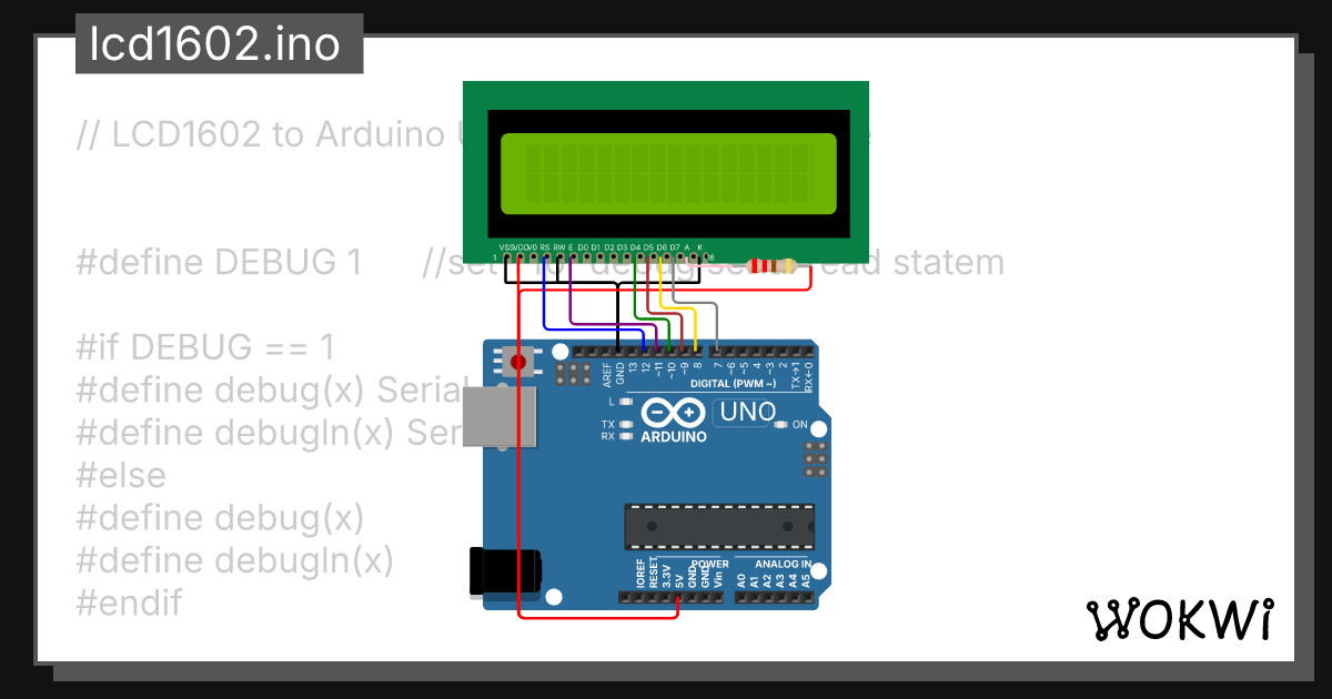 Lcd1602 ino Copy Wokwi Arduino And ESP32 Simulator