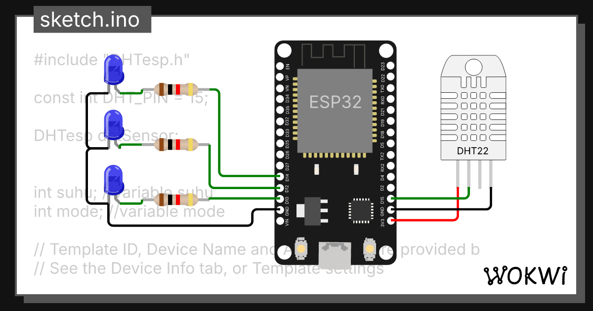 FAN AUTO 22 - Wokwi ESP32, STM32, Arduino Simulator