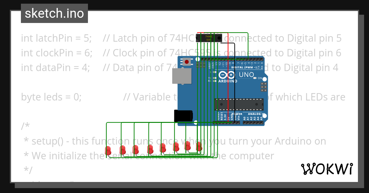 sketch.ino - Wokwi ESP32, STM32, Arduino Simulator