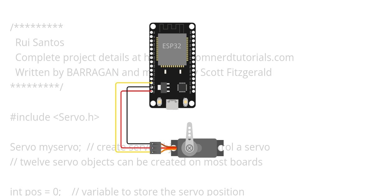 esp32_servo.ino simulation