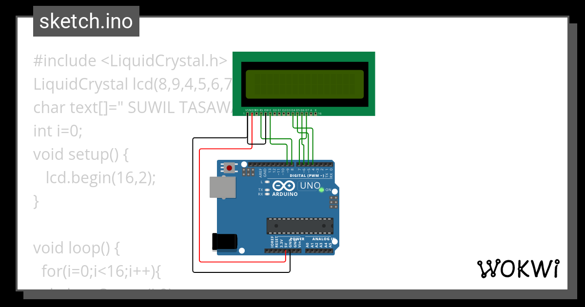 LCD_LAP8 - Wokwi ESP32, STM32, Arduino Simulator