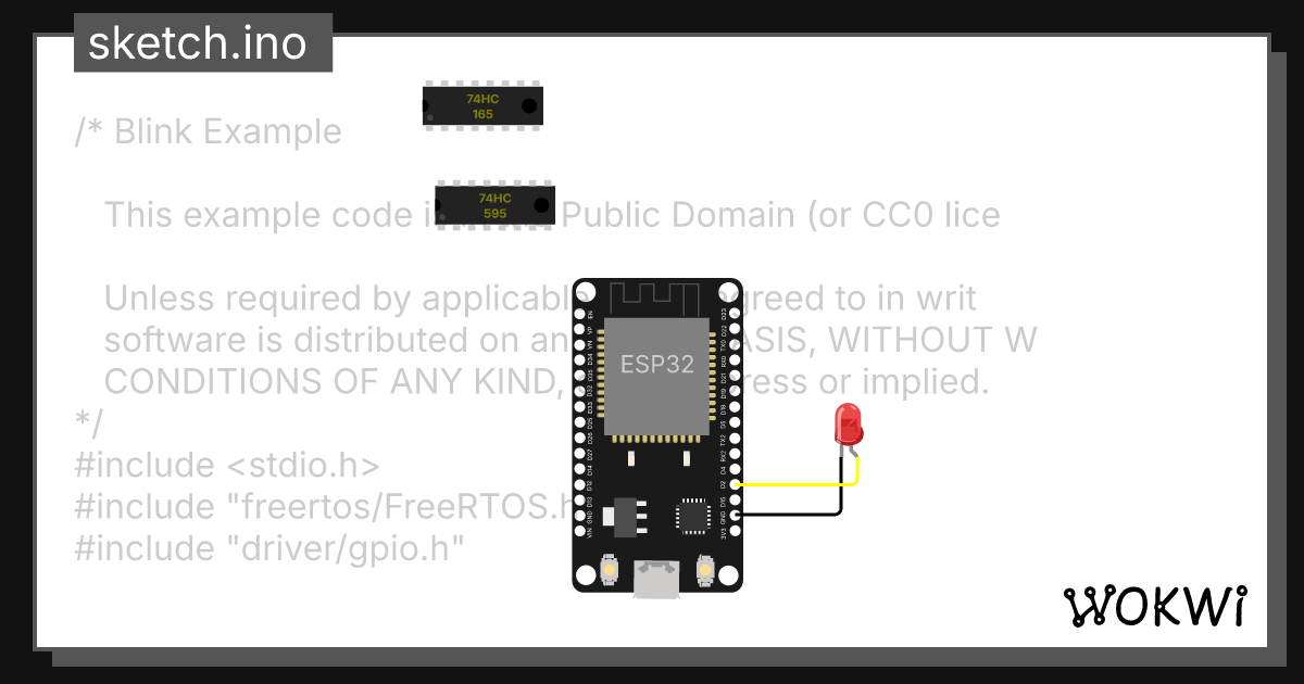 Wokwi online esp32 stm32 arduino simulator