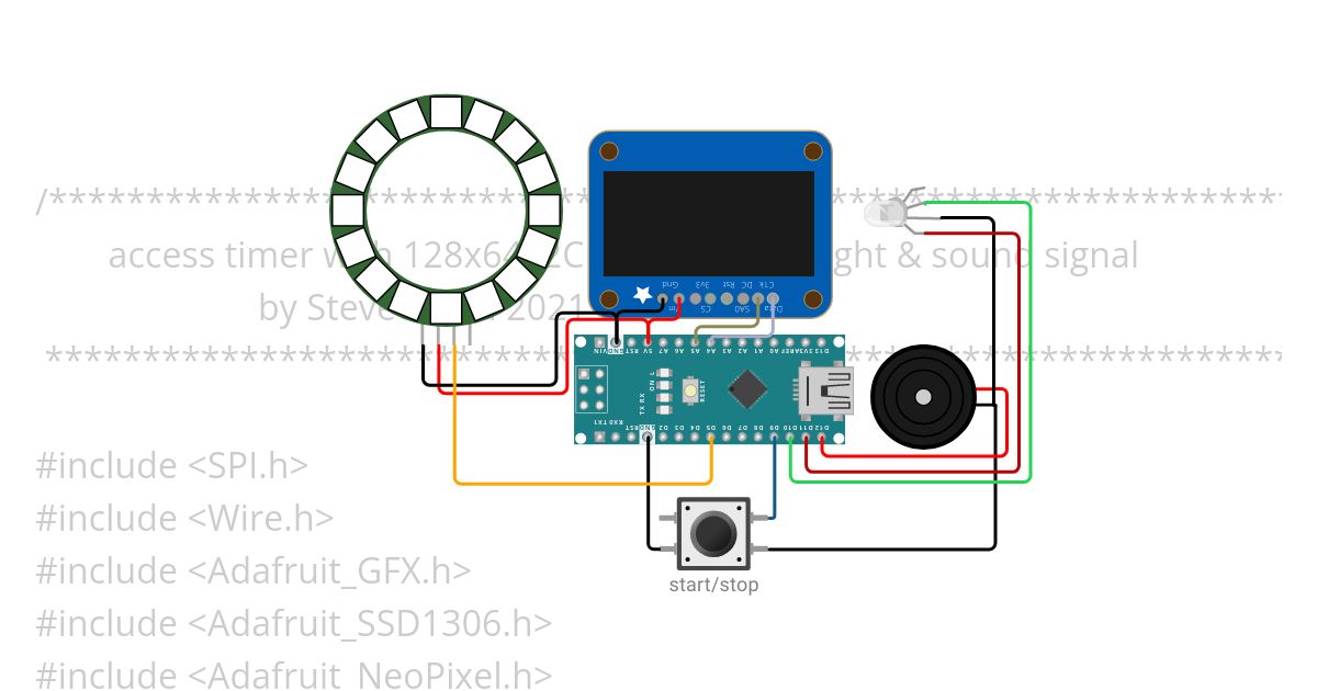 access timer oled i2c.ino v.3 test simulation