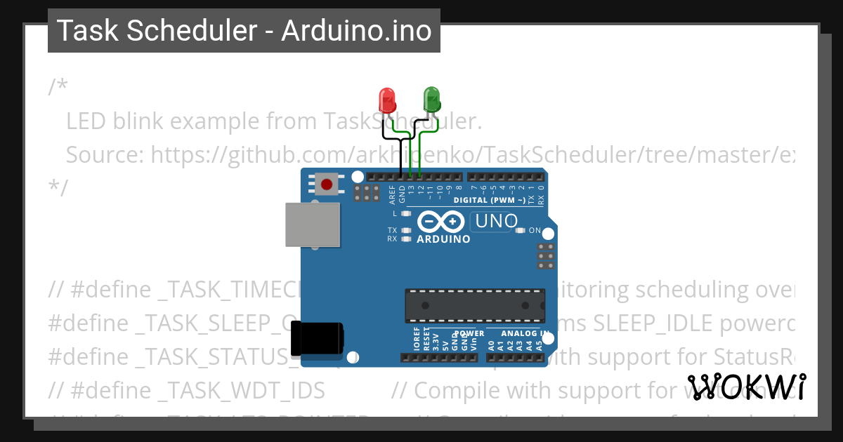 Task Scheduler Arduino ino Wokwi Arduino And ESP32 Simulator