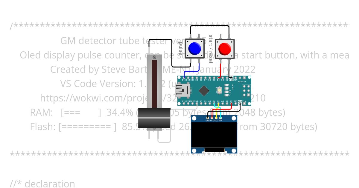 GM detector tube tester v2.95 copy simulation