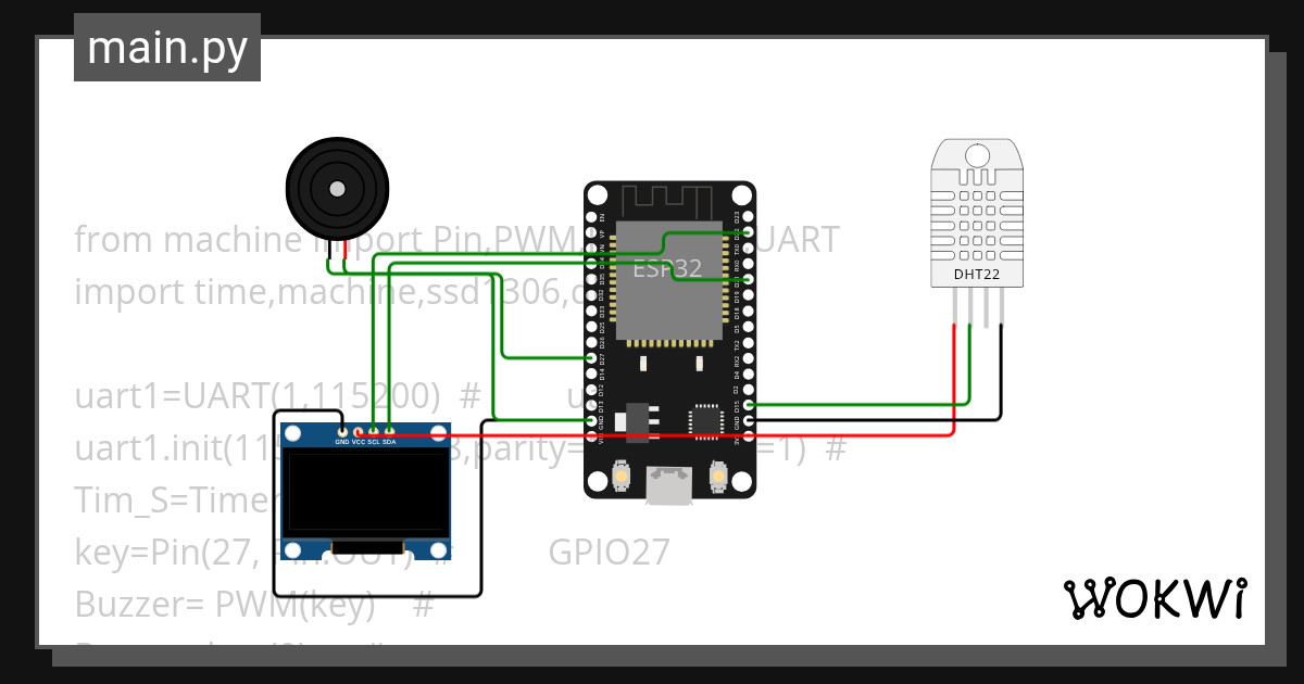 MicroPython MQTT Weather Logger (ESP32) copy - Wokwi ESP32, STM32 ...