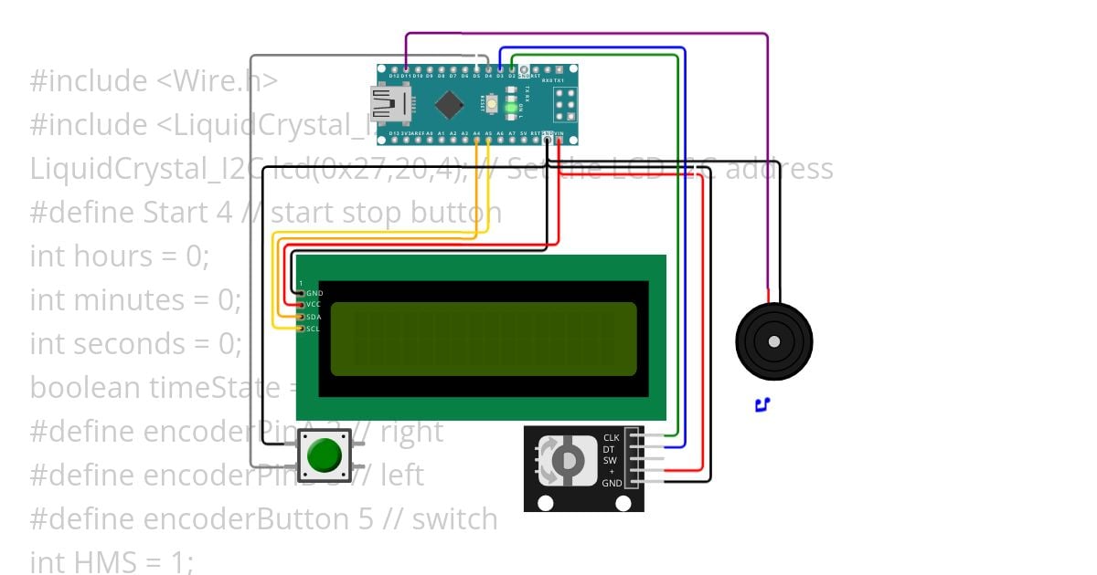 Countdown Timer NANO (MASTER) simulation